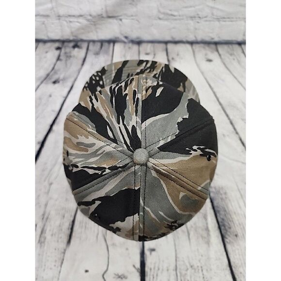 NOS Vtg K-BRAND Product FABICK MACHINERY Cat Caterpillar Snapback PATCH Camo Hat - Picture 6 of 8